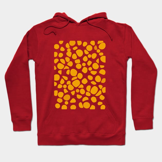 mustard pebbles Hoodie by Pacesyte